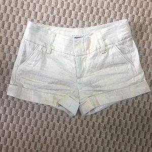 Alice + Olivia - gold shorts